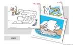 Maquetaci�n e ilustraciones cuadernos Salamandra. Edicions Bromera